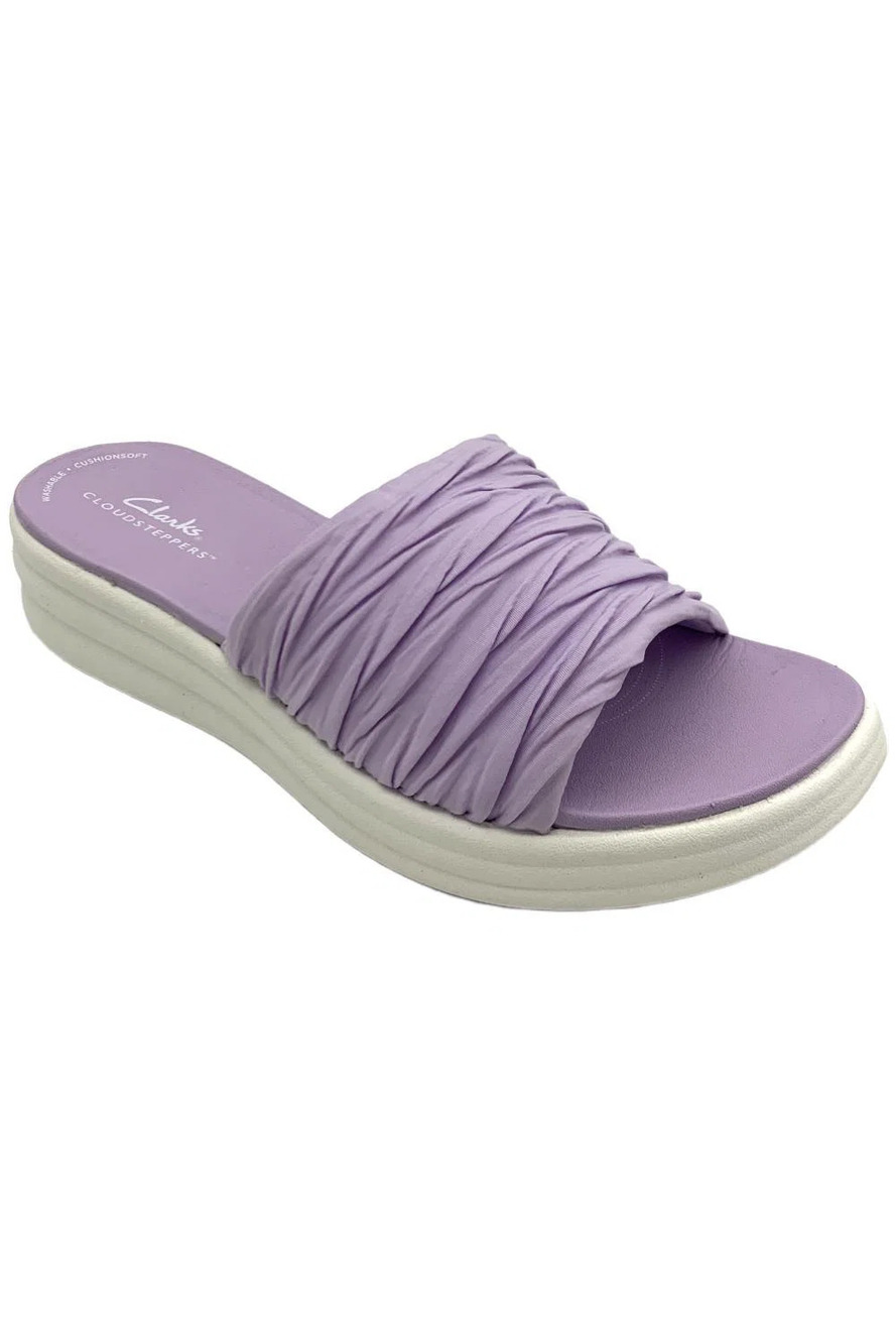 Clarks Cloudsteppers Women's Sport Slide Sandals Drift Petal Lilac - Medium